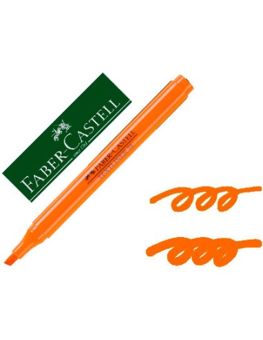 MARCADOR FLUORESCENTE FABER CASTELL TEXTLINER 38 NARANJA