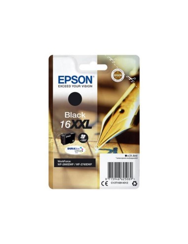 CARTUCHO EPSON 16XXL NEGRO 21,6ml WF-2660/2760DWF