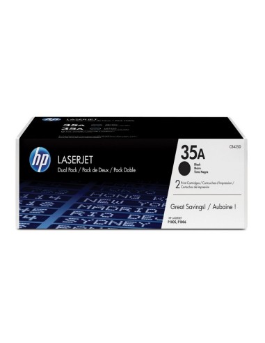 PACK 2 TÓNERS HP 35A LASERJET