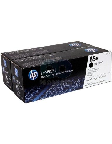 TÓNER HP NEGRO 85A PACK 2 UNI