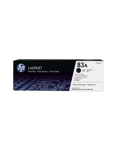 TÓNER HP LASERJET 83A PACK 2UN