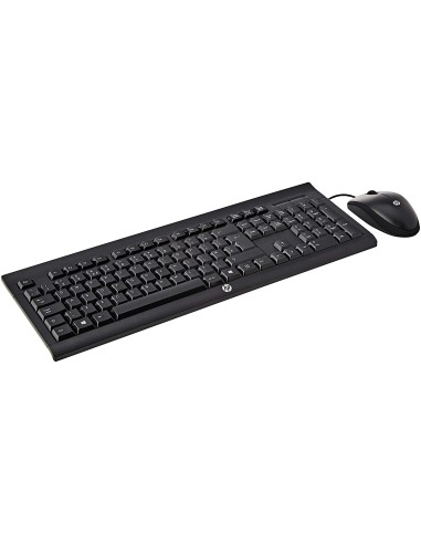 TECLADO + MOUSE HP C2500 NEGRO USB CON CABLES.