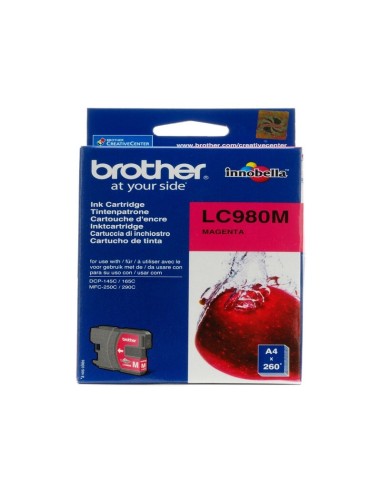 CARTUCHO BROTHER LC-980M MAGENTA