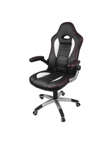 SILLA MONZA GAMING NEGRA/BLANCA.