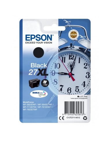 CARTUCHO EPSON 27XXL NGRO 2200 PÁG