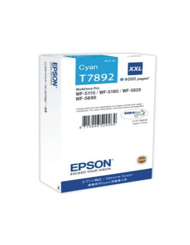 CARTUCHO EPSON CIAN T7892 XXL