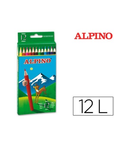 LAPICES DE COLORES ALPINO 12UD 658