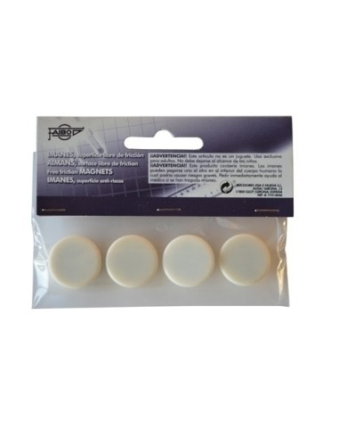 IMANES FAIBO 20MM BLANCO BLISTER 4UD