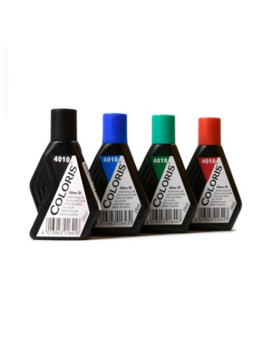 TINTA TAMPÓN COLORIS 4010 ROJA 28ML.