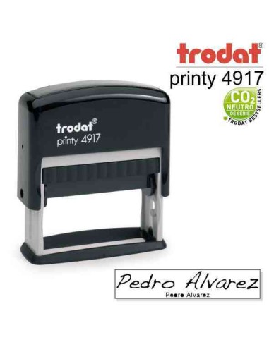 SELLO TRODAT PRINTY 4917 MONOCOLOR 48x9mm.