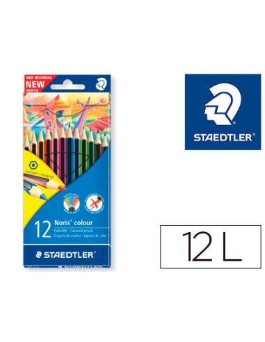 LÁPICES COLORES STAEDTLER WOPEX ECOLÓGICO 12 UNIDADES