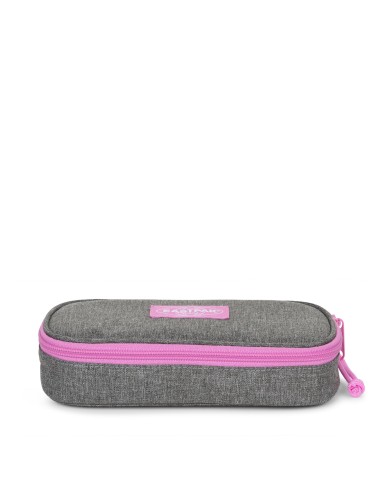 ESTUCHE EASTPAK OVAL SINGLE KONTRAST STRIPE GREY