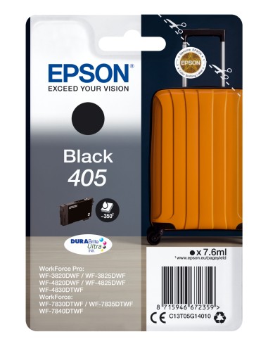 CARTUTX EPSON 405 NEGRO PARA WF-3800/4800