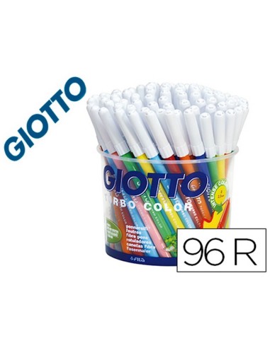 ROTULADOR GIOTTO TURBO COLOR 96 UNIDAES (12 COLORES X 8 U)